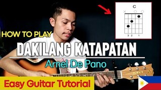 Arnel De Pano - Dakilang Katapatan(Guitar tutorial) | HeartSheep