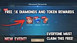 HOW TO GET 5K DIAMONDS AND EPIC SKIN + DOUBLE 11 TOKEN! FREE DIAMONDS! LEGIT! | MOBILE LEGENDS 2022