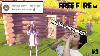 gw ngebuat game FREE FIRE tapi dengan PINTU || FREE FIRE HD || GAME DEVELOPER INDONESIA + GIVEAWAY!!