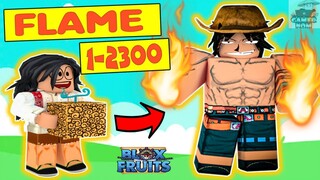 Noob To Max 1-2300 Using Awakened FLAME in Blox Fruits