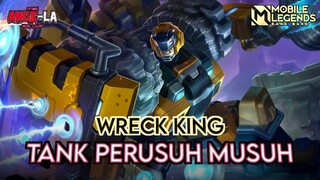 TANK USIL PERUSUH BUFF LAWAN - JOHNSON WRECK KING MOBILE LEGENDS