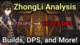 ZhongLi Analysis - Builds, DPS, and Guide! Don't Waste Your Resources on Bad Builds!