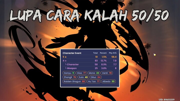 KAPAN SAYA KALAH RATEOFF? MIHOYO BERCANDA! GENSHIN IMPACT
