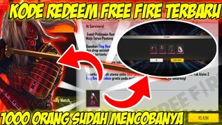 BUNDLE BUDI01 GAMING 😱 KODE REDEEM FREE FIRE TERBARU 2020