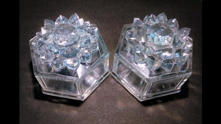 【Pippi】Adhesive-Dripping ‖ Silver Crystal Storage Box