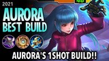 "1HIT COMBO" Aurora Best Build for 2021 | Aurora Gameplay & Build - Mobile Legends: Bang Bang