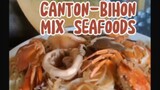 CANTON BIHON NOODLES MIX SEAFOOD#cooking#chef#seafoods#noodles