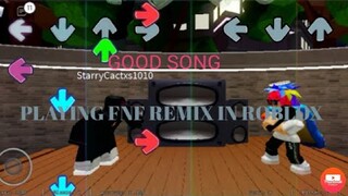 PLAYING FNF REMIX ROBLOX