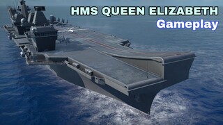 Modern Warships: HMS QUEEN ELIZABETH.  gameplay review.