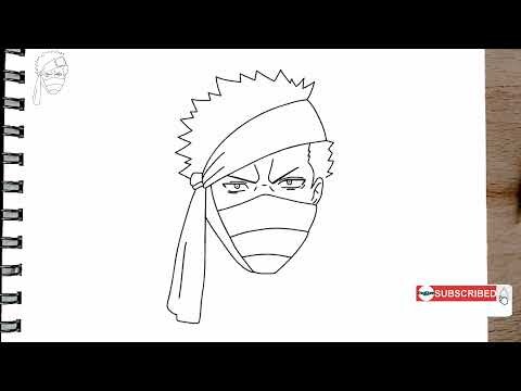 Como desenhar o ZABUZA MOMOCHI STEP BY STEP