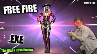 FREE FIRE EXE - The Black Rose rocker (ff exe)