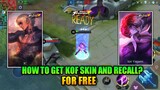 FREE KOF SKINS AND RECALL | KOF Event in Mobile Legends | Get more KOF Stamp