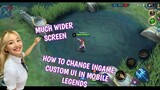 How to use new custom UI | How to set up set up custom UI in Mobile Legends 2021