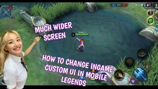 How to use new custom UI | How to set up set up custom UI in Mobile Legends 2021