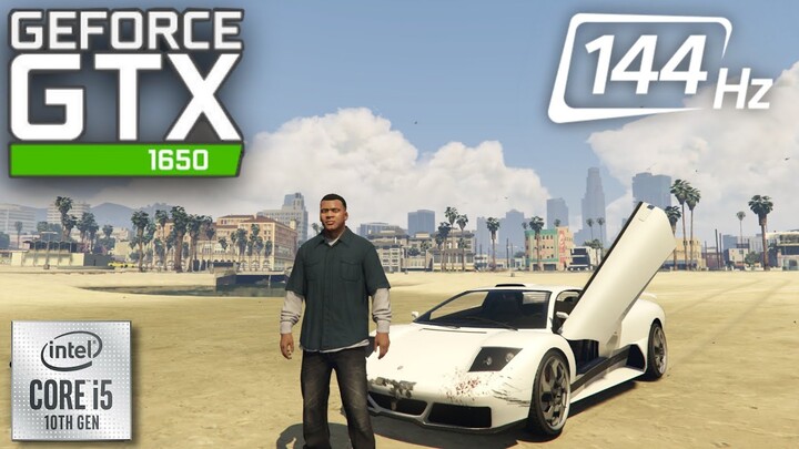 GTA 5 Very High settings 144hz | GTX 1650 TI with i5-10300H (Laptop) ROG Strix G15 G512LI