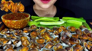 ASMR หอยแครง หอยแครง หอยแครง MUKBANG SEA FOOD ( EATING SOUNDS )