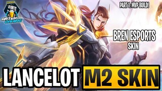 LANCELOT M2 SKIN GAMEPLAY PART 1 | MVP BUILD | MOBILE LEGENDS BANG BANG
