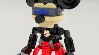 Blok bangunan mecha Mickey