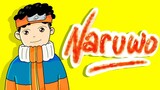 Wowo memakai Kostum Naruto - Uzumaki Naruwo