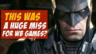 A Huge Miss For A New Batman Game/Franchise...