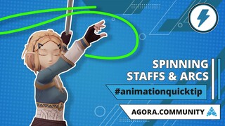 ⚡ Spinning Staffs & Arcs | Animation Quicktip