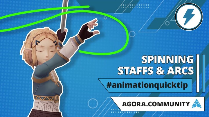 ⚡ Spinning Staffs & Arcs | Animation Quicktip