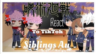 •Jujutsu kaisen react to Tik Tok part 2• ✓My Au✓ GCMV