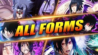 ALL SASUKE FORMS (BROKEN TEAM) in Naruto Ultimate Ninja Blazing