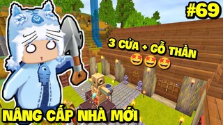 SINH TỒN THẾ GIỚI MỚI TẬP 69: MEOWPEO NÂNG CẤP NHÀ CHO DÂN LÀNG TRONG MINI WORLD BẰNG GỖ CÂY THẦN