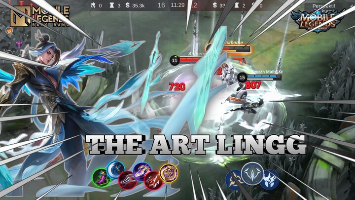 THE ART LINGG🔥🔥 || GAMEPLAY LING - MLBB