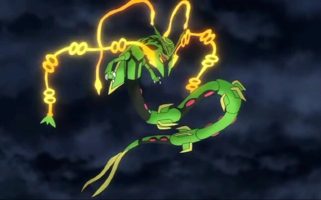 [Pokémon yêu tinh] bay vút trên bầu trời Rayquaza khổng lồ