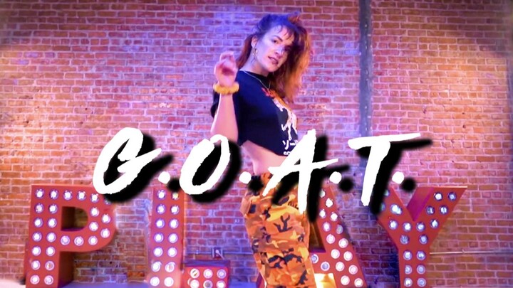 超飒帅气编舞《G.O.A.T.》，炸裂加倍的高跟舞蹈！