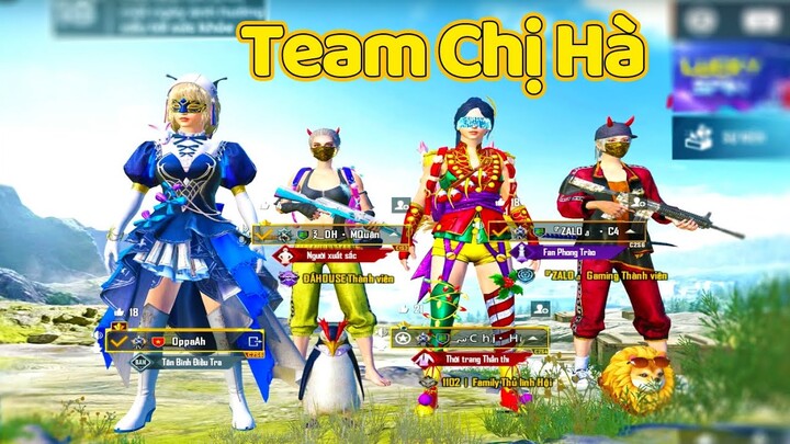 PUBG Mobile || Trà Trộn Team Chị Hà Trêu Chị Hà và Cái Kết ...