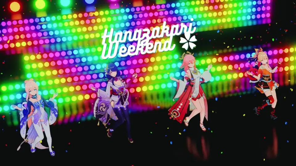 Genshin Impact Mmd Yae Miko Raiden Shogun Yoimiya Kokomi Hanazakari Weekend 花ざかりweekend Bilibili