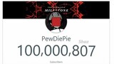 THE MOMENT PEWDIEPIE HITS 100 MILLION SUBSCRIBERS!!!