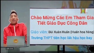 HUẤN HOA HỒNG DẠY HỌC  TRÊN SÓNG TRUYỀN HÌNH