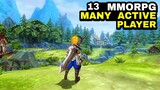 Top 13 BEST of MMORPG Mobile with Massive PLAYER ACTIVE on MMORPG Games Android iOS