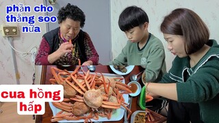 VỀ QUÊ ĂN CƠM MẸ NẤU. CUA HỒNG HẤP. CÁ MẸ KHO.