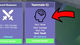 Teammate IQ Upgrades in Roblox Bedwars