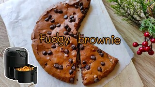 [Fudgy brownie Air fryer] ฟัดจ์บราวนี่หน้าฟิล์มเนื้อหนึบอร่อย ทำง่ายๆ จากหม้อทอดไร้น้ำมัน