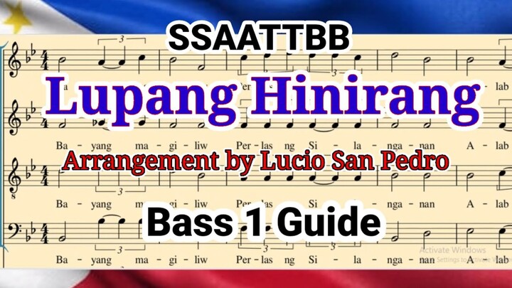 LUPANG HINIRANG_Bass 1 GUIDE