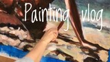 oil painting vlog