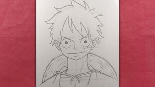 How to Draw Luffy - [One Piece]