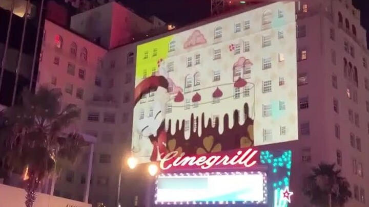 [ Genshin Impact ] A foreigner bought a wall at the Hollywood Hotel to celebrate Claire's birthday