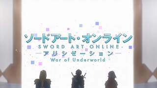 Sword Art Online Opening 9 (Version 1) | Alicization War of Underworld OP 2 | Creditless | 4K/60FPS