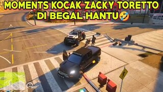 MOMENTS KOCAK ZACKY TORETTO DI BEGAL HANTU - GTA V ROLEPLAY