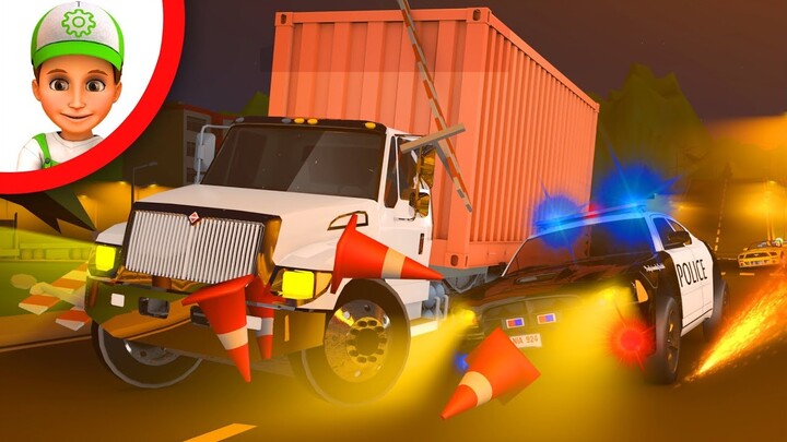 Mobil polisi. Kartun polisi anak anak. Mobil anak truk. Mobil Kartun terbaru. Mobil polisi sirine.