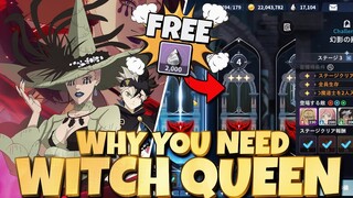 GLOBAL WITCH QUEEN IS ALL YOU NEED TO GET FREE 2000 CRYSTALS FROM UPCOMING BOSS RAIDS-Black Clover M
