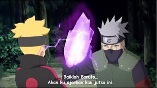 Kakashi mengajari Boruto jutsu Shiden - Inilah Bocoran Boruto Episode 169 sampai Episode 171