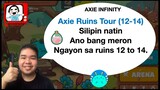 Axie Adventure | Ruins tour | Ruin 12, 13, 14 (Tagalog)